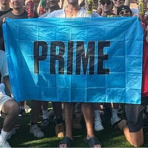 PRIME Blue flag - Bold Block Letter Flag